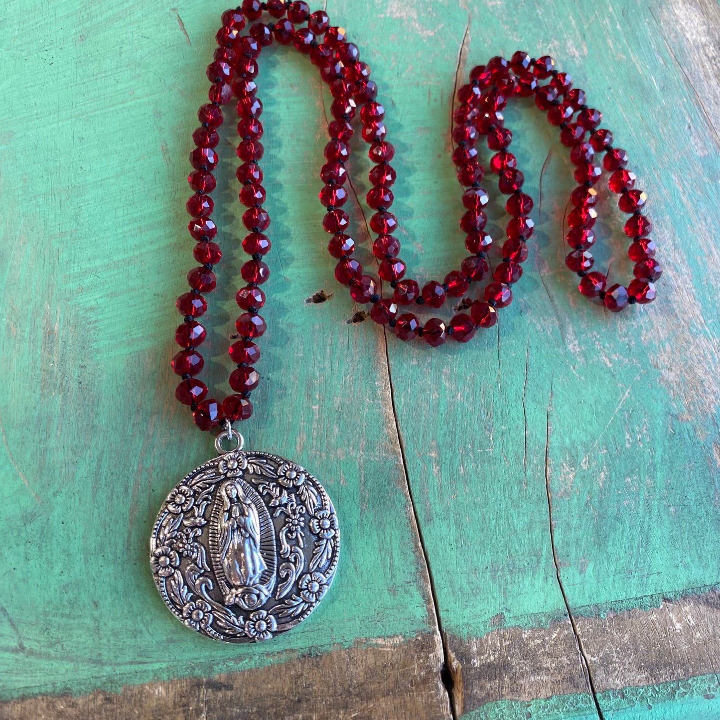 Long Crystal Faith Necklaces