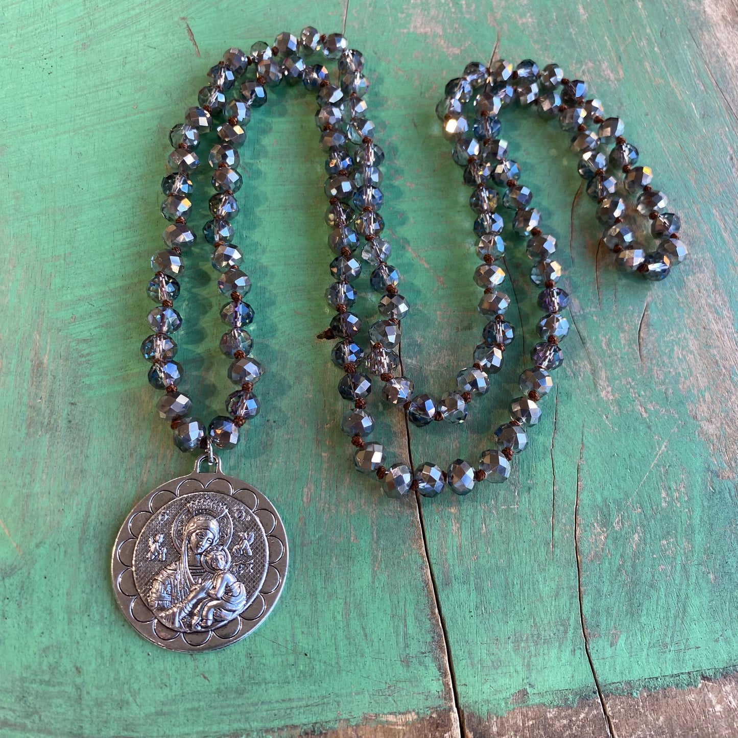 Long Crystal Faith Necklaces