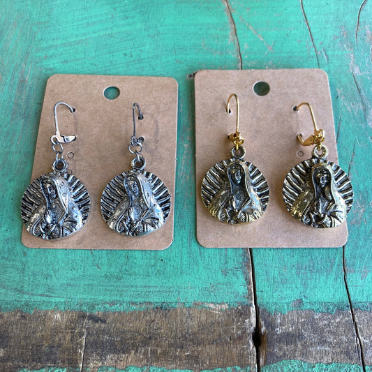Silver and Gold OLG 3D Earrings