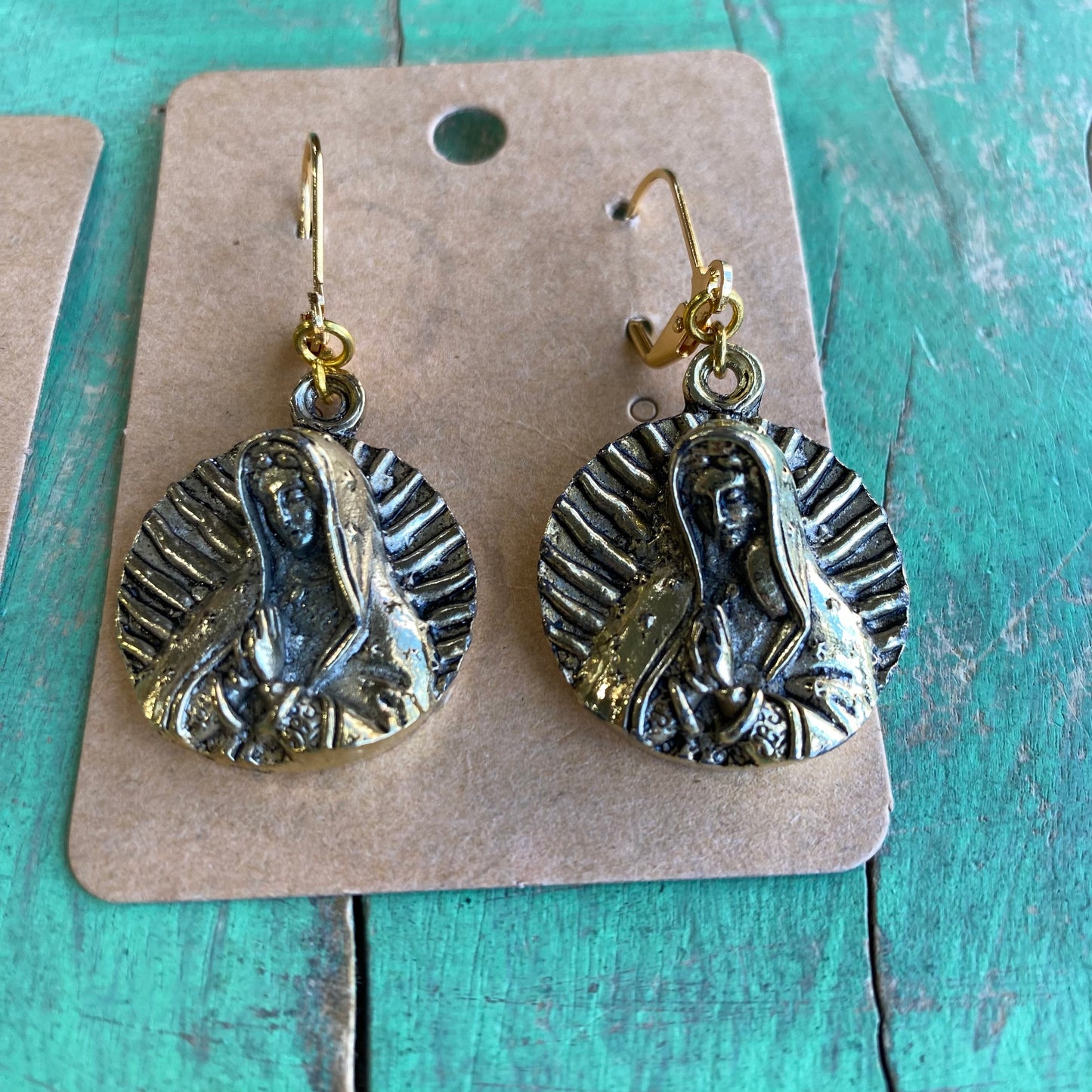Silver and Gold OLG 3D Earrings