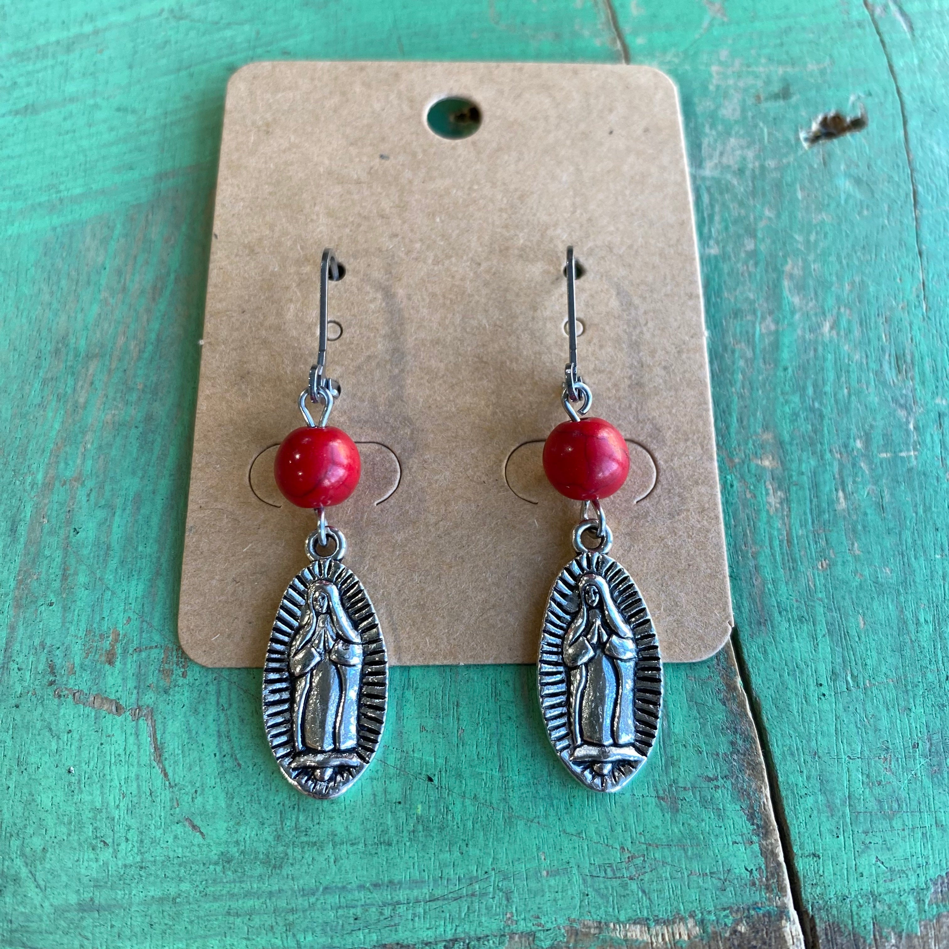 OLG Howlite Bead Earrings