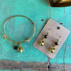 Crown of Mary Bangle and Earrings