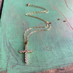 Radiate Radiance Cross Necklace