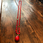 Drop and Cross Necklace