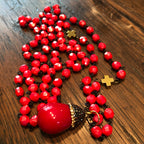 Drop and Cross Necklace