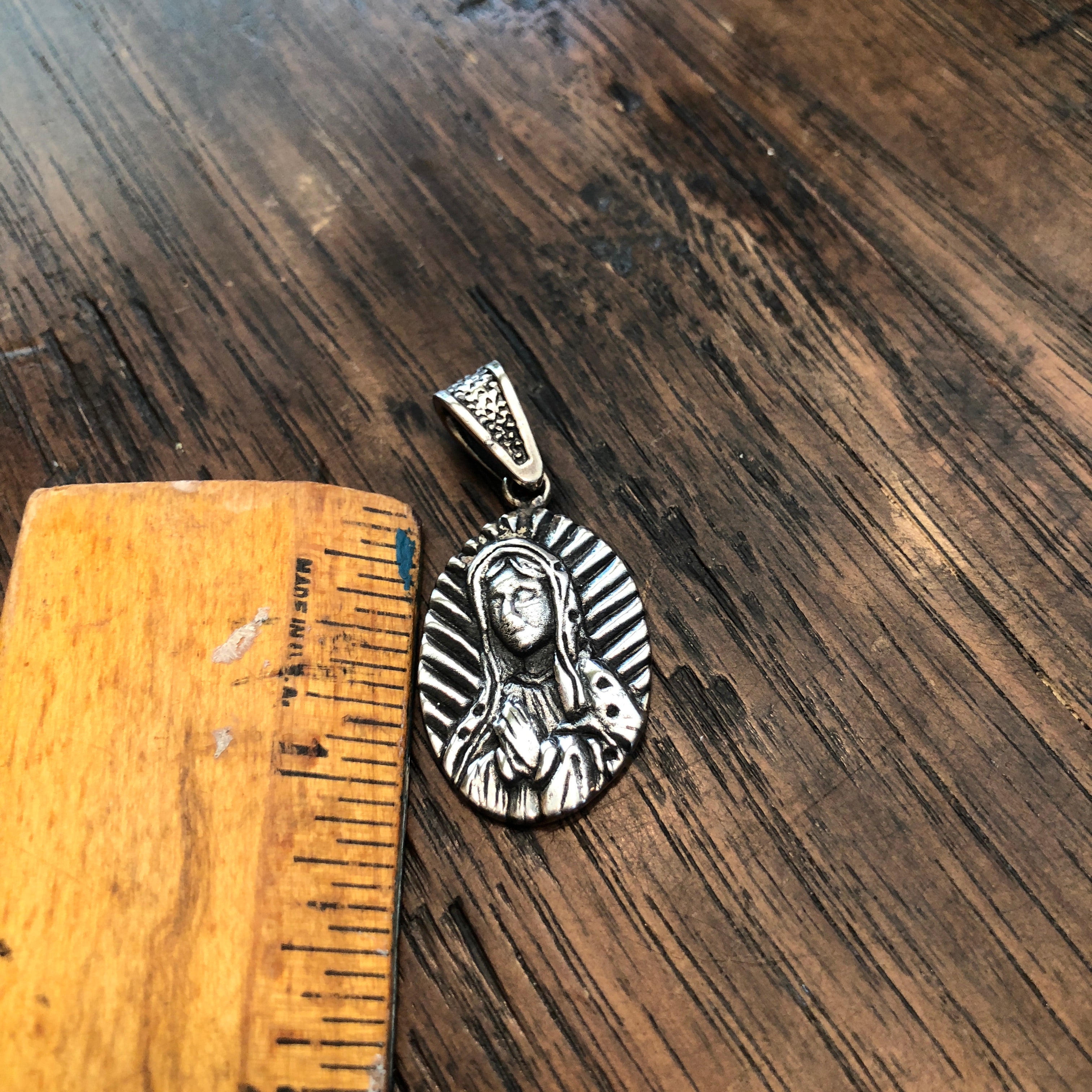 Sterling Silver Oval OLG Pendant