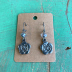 Crystal Flower Earrings