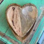 Mango Wood Heart Tray