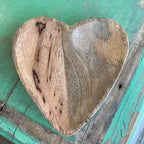 Mango Wood Heart Tray