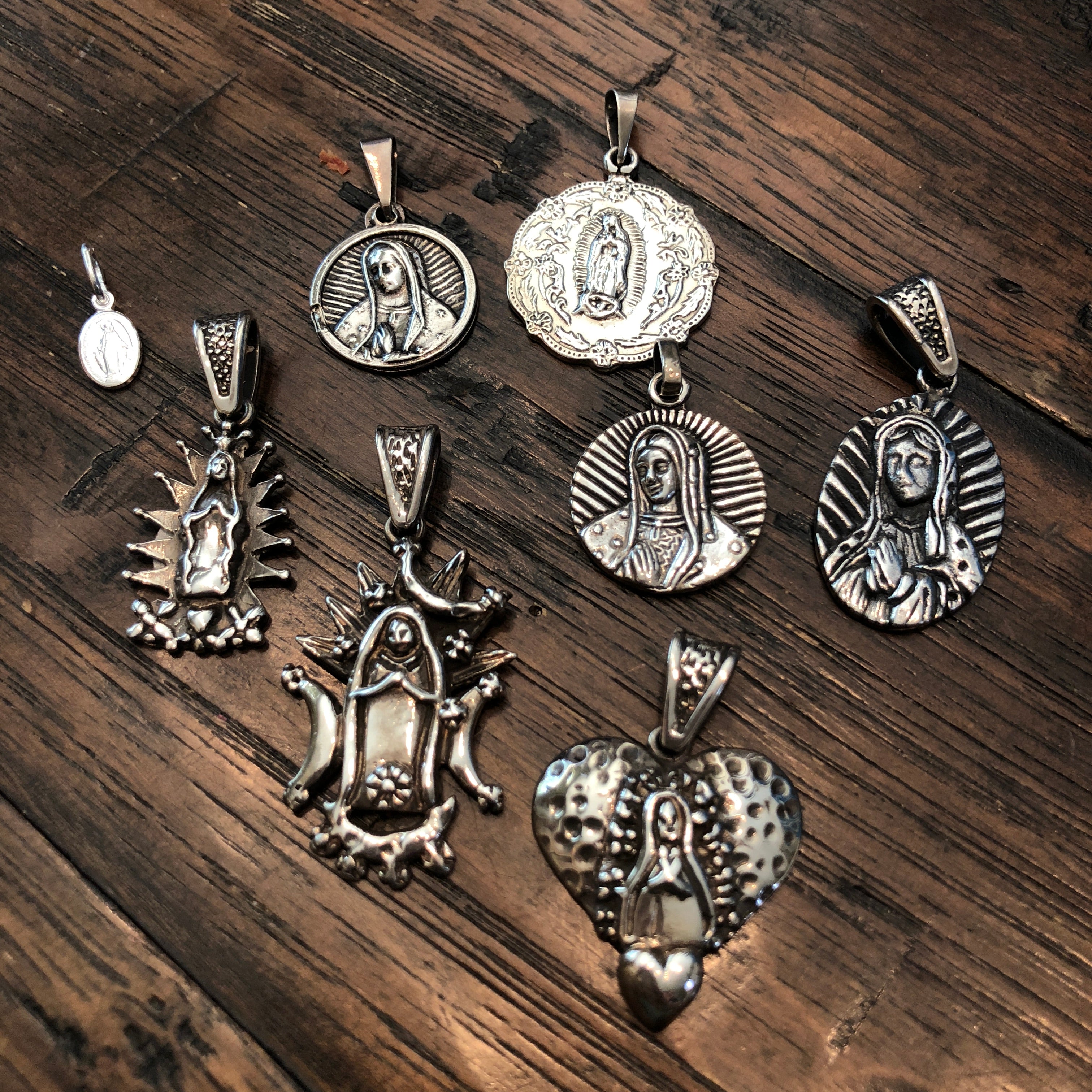 Sterling Silver Artsy OLG Pendant