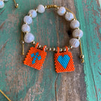 Freshwater Pearl Love and Honor Jesus Bracelet