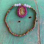 Lupita's Pearls and Crystals Bracelet