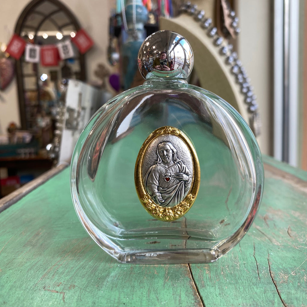 Large Glass Holy Water Bottles