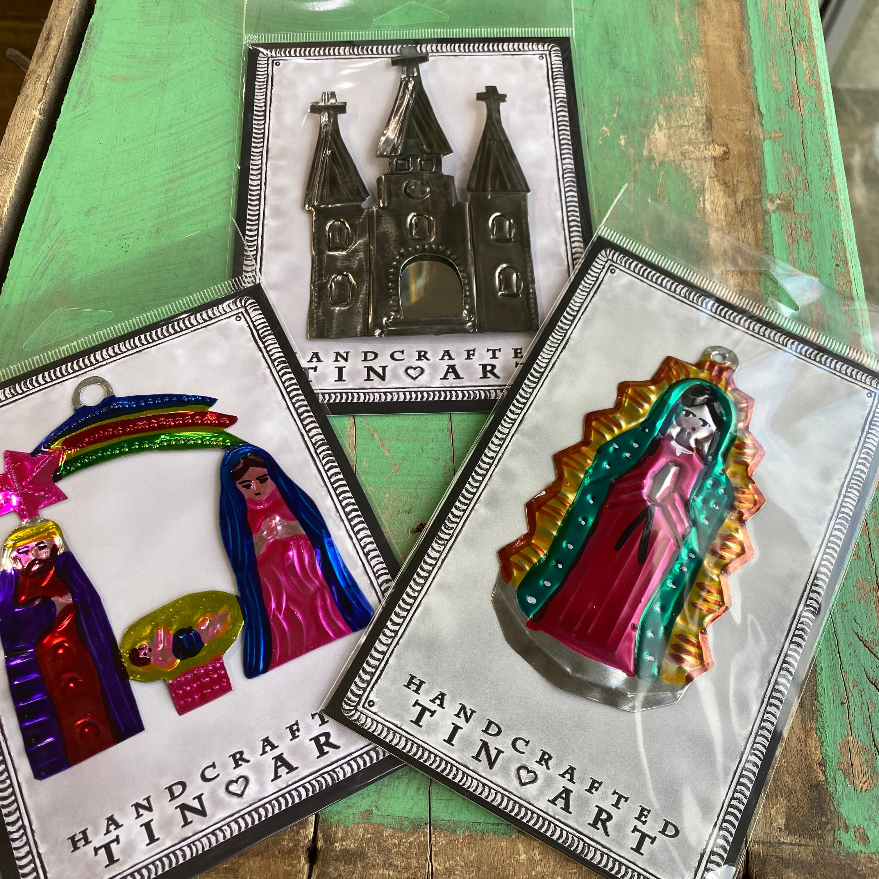 Packaged Tin Art Ornaments