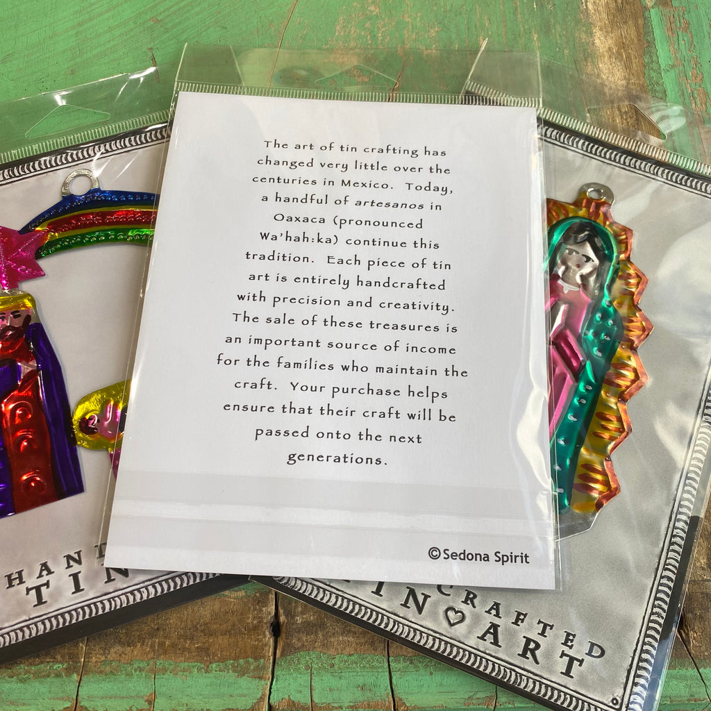 Packaged Tin Art Ornaments