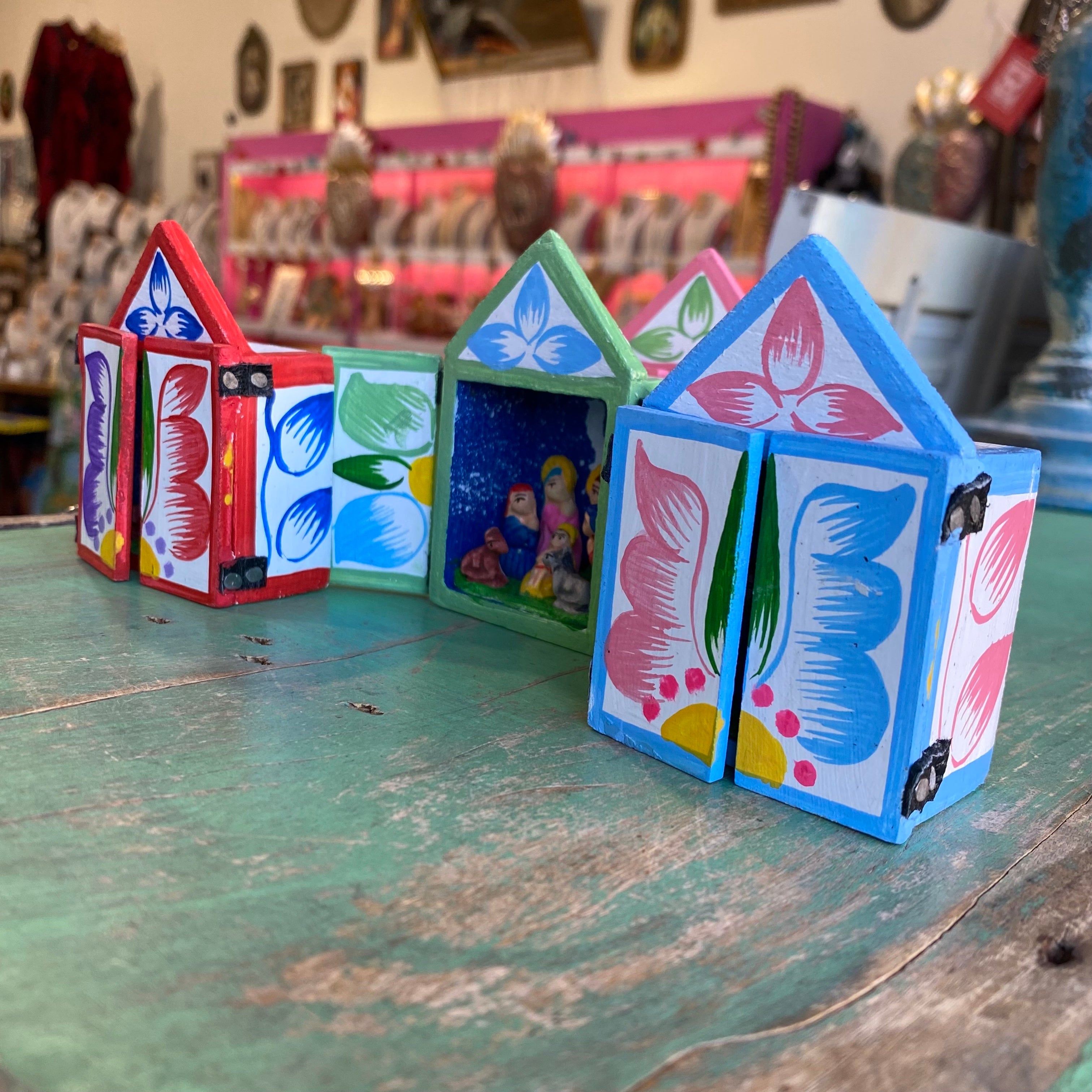 Small Nativity Retablo Box