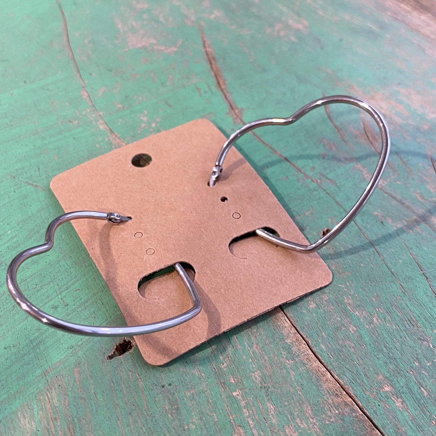 Heart Hoop Earrings