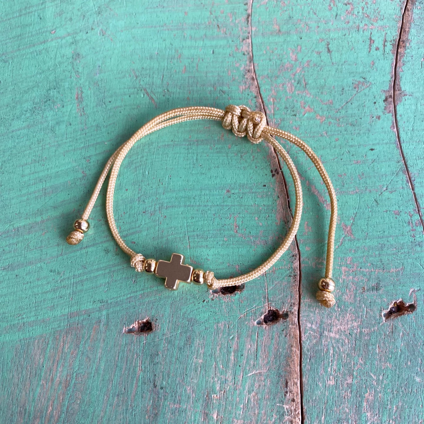 Cross Cord Bracelet