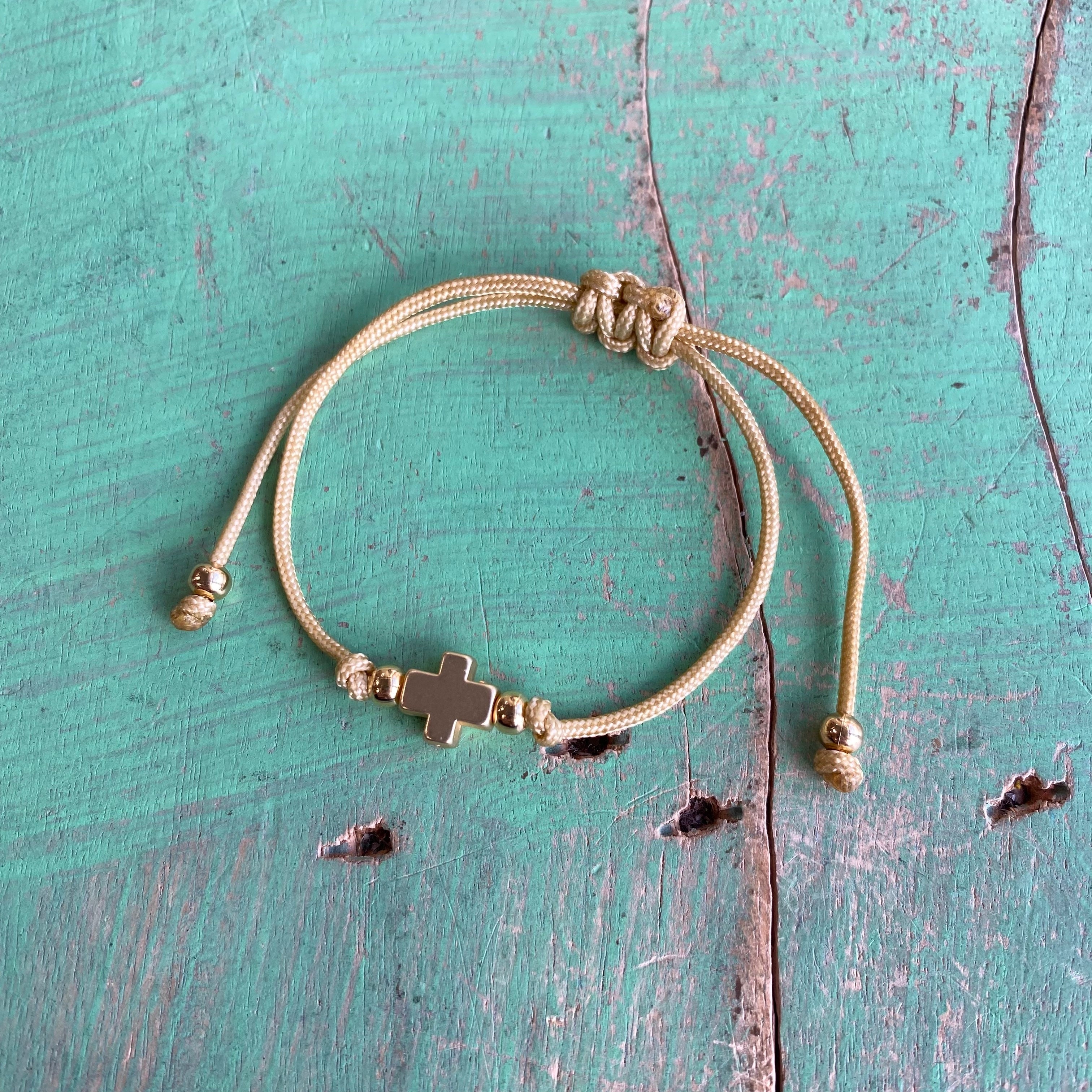 Cross Cord Bracelet