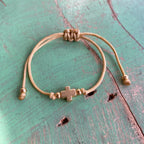 Cross Cord Bracelet