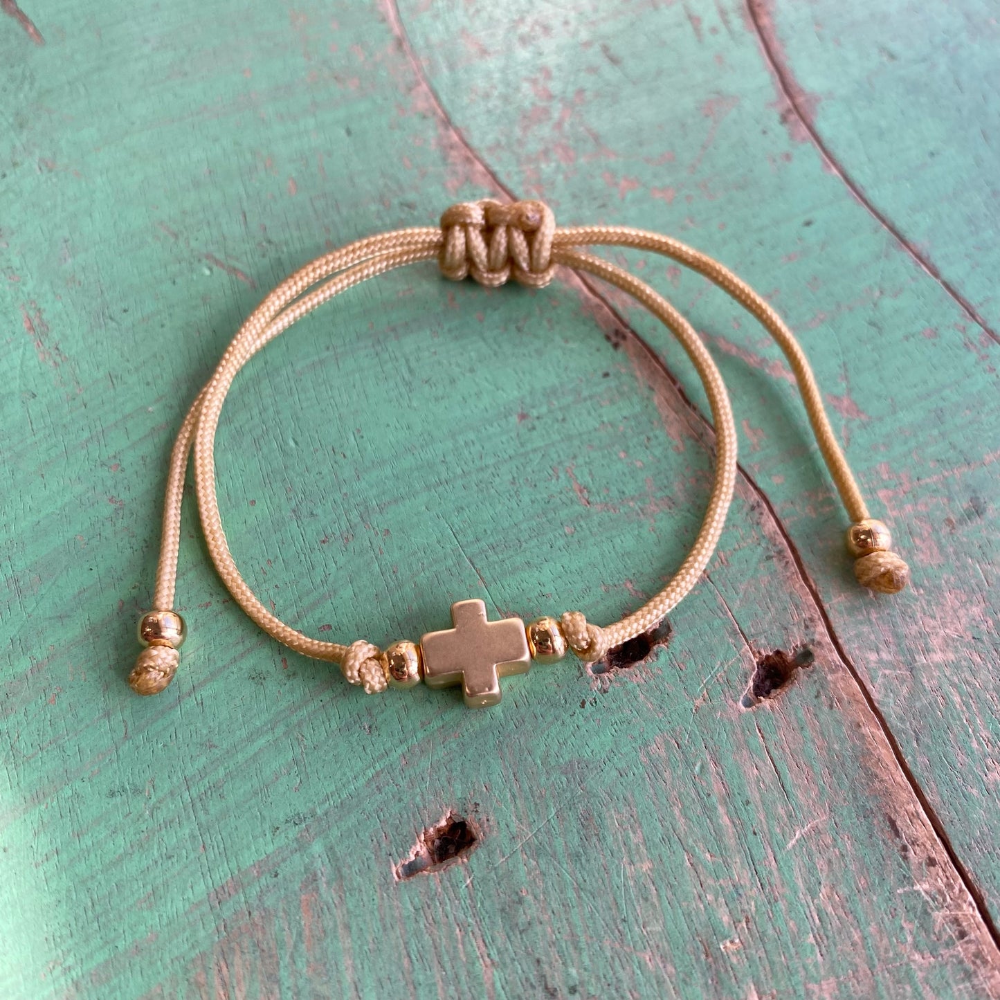 Cross Cord Bracelet