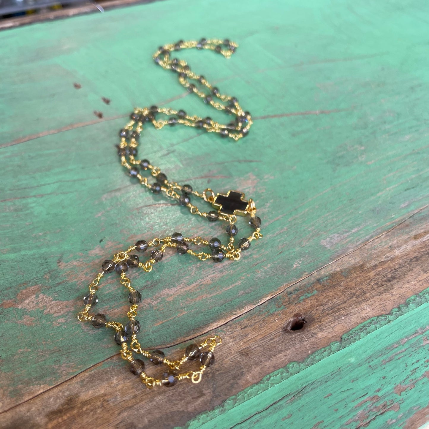 Mother of Pearl Cross Link Set