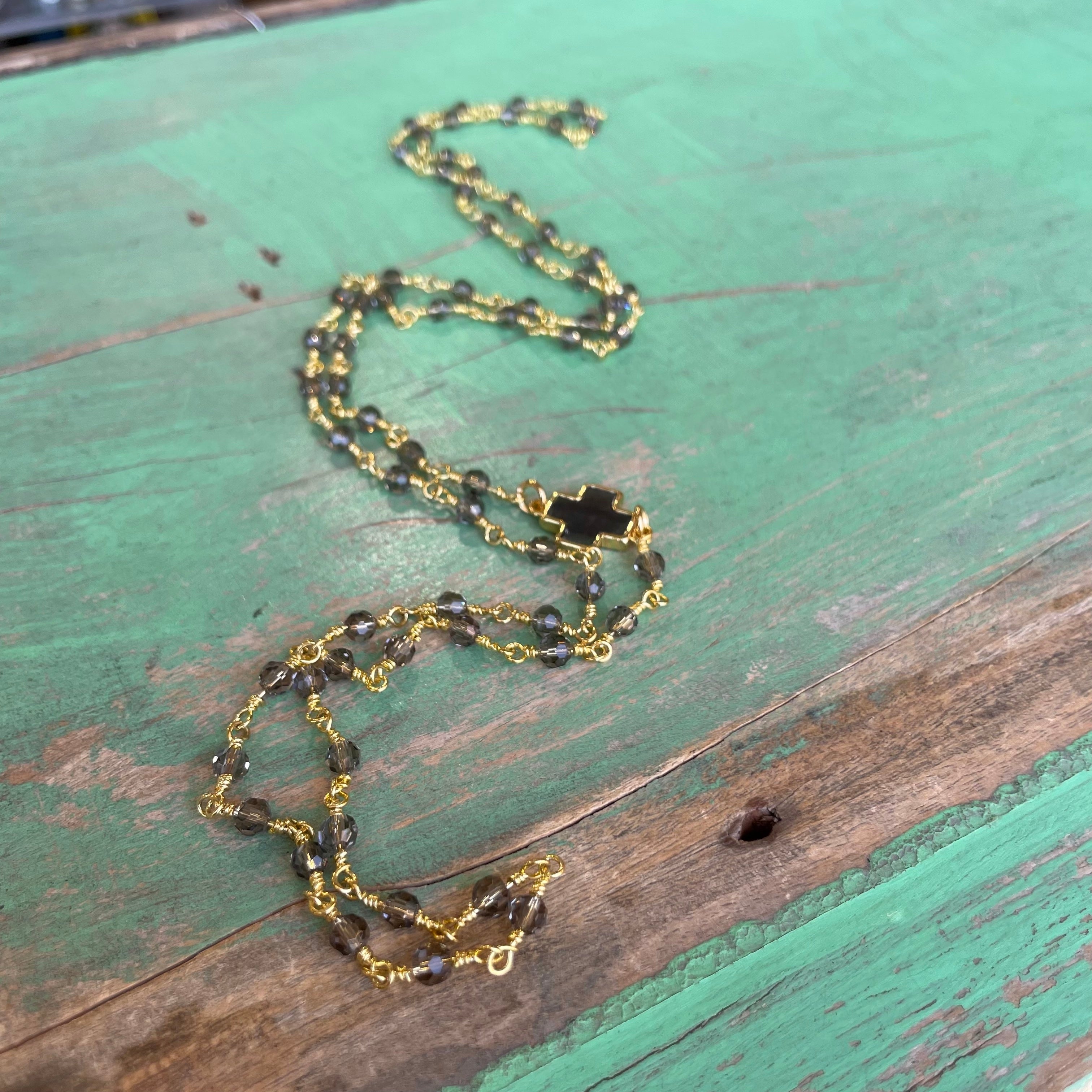 Mother of Pearl Cross Link Set