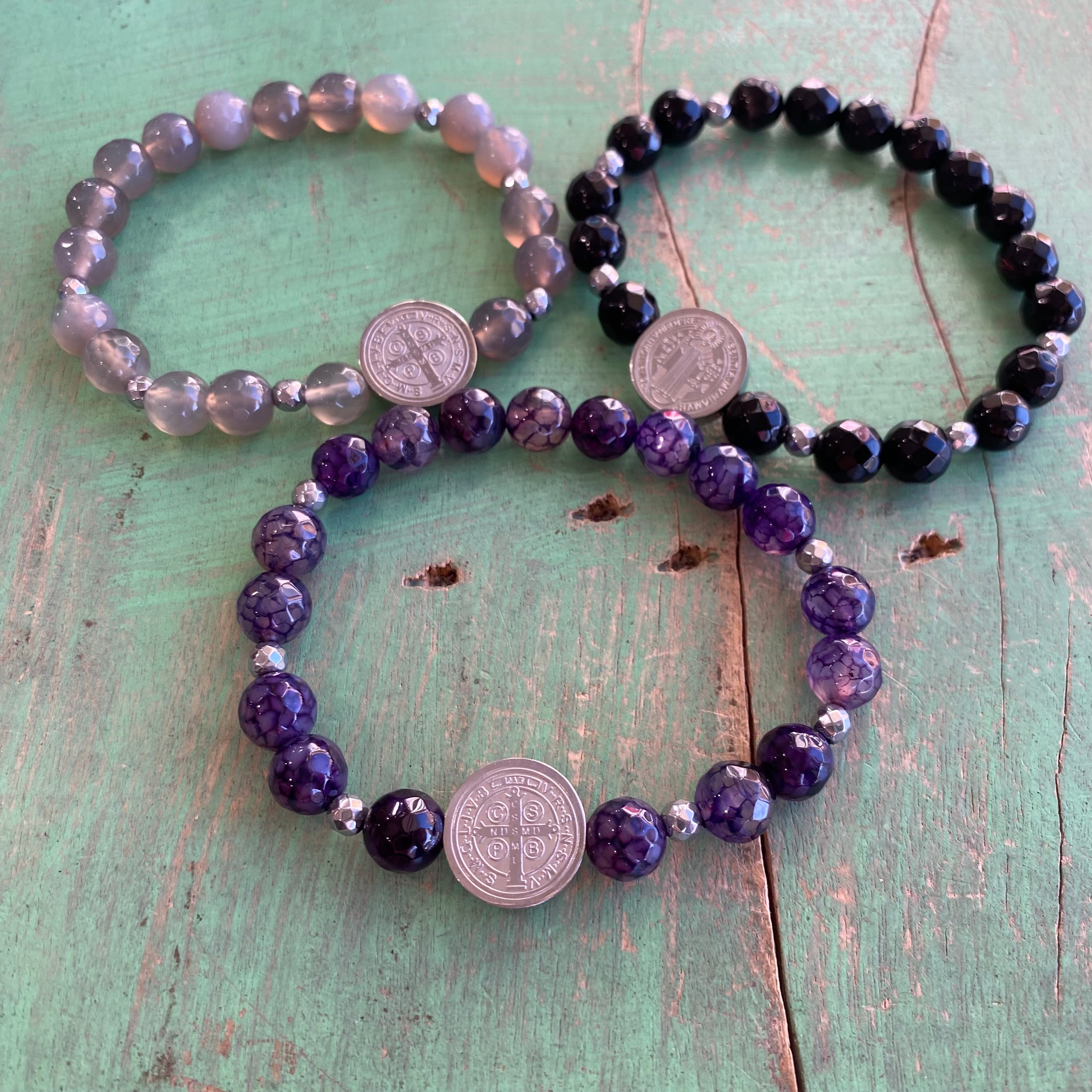 Bright St. Benedict Silver Bracelet