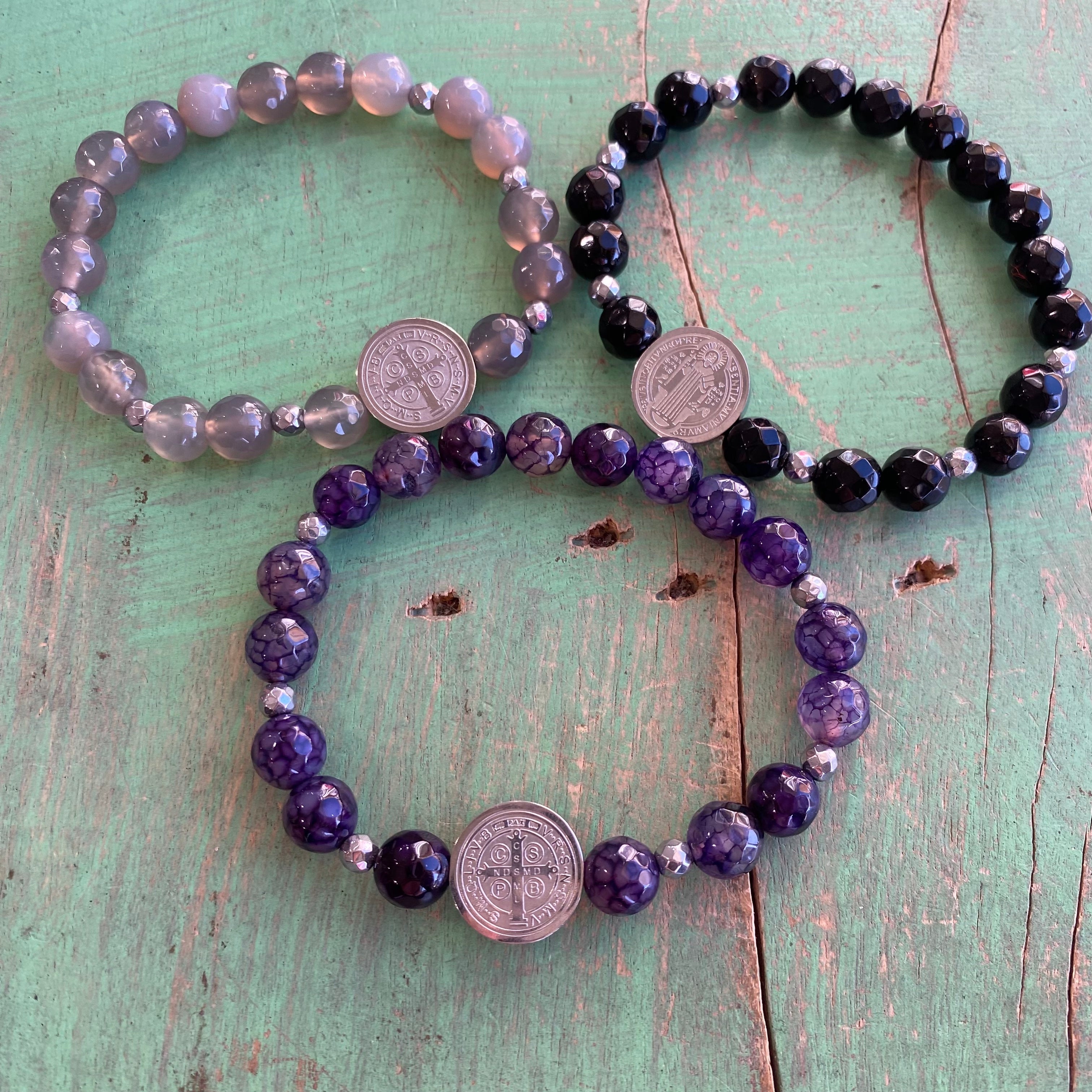 Bright St. Benedict Silver Bracelet