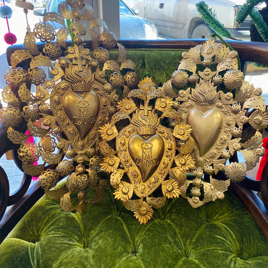 Cutout Sacred Heart Ornament