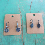 Vintage inspired Miraculous Medal Earrings