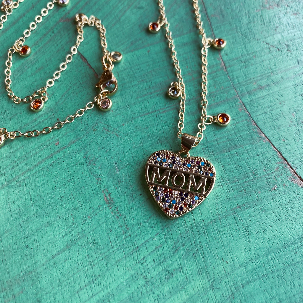 I Heart Mom Necklace