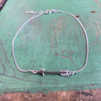 Sterling Silver Arrow Anklet