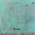 Sterling Silver Arrow Anklet