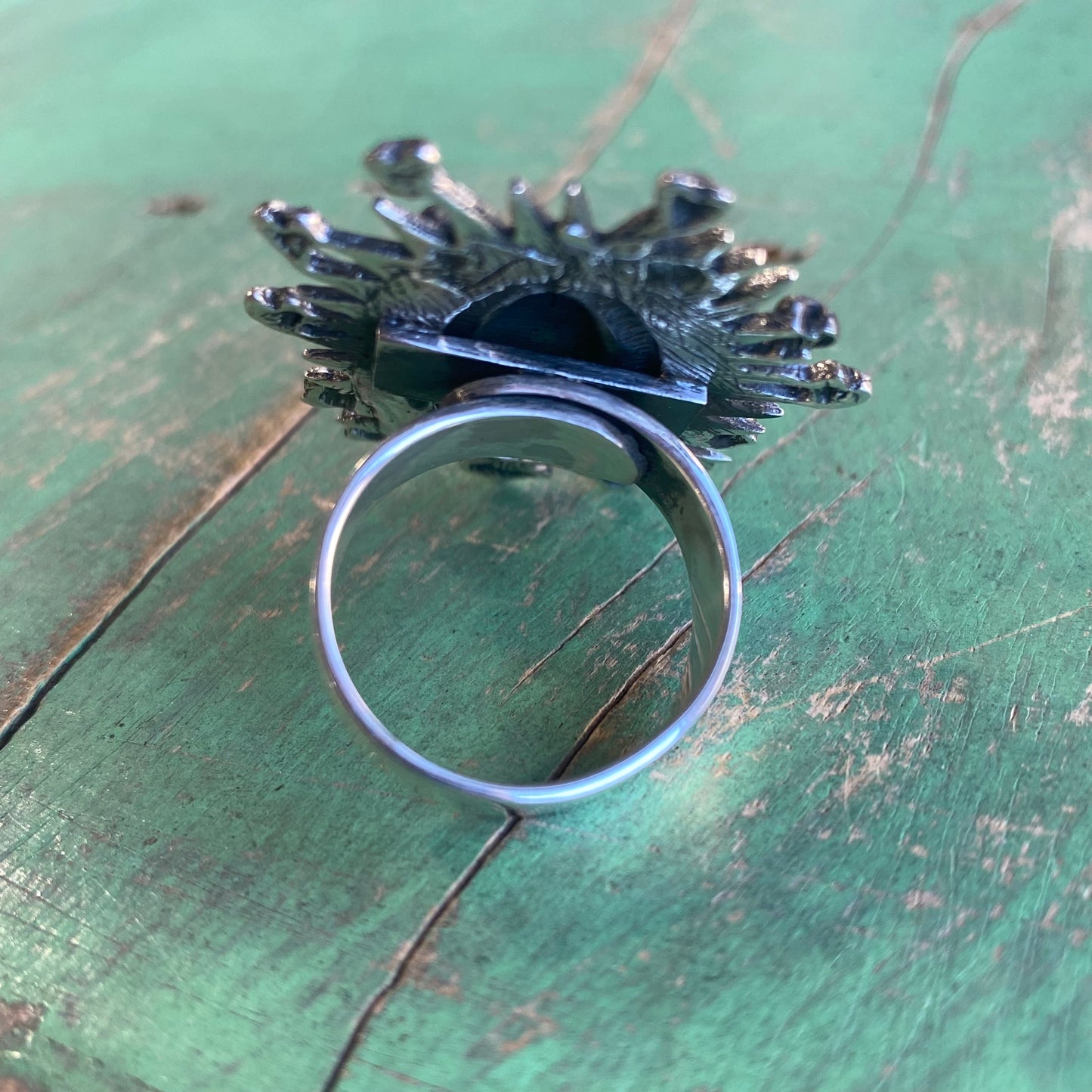 Sterling Silver Love Our Lady Adjustable Ring