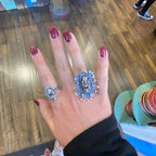 Sterling Silver Love Our Lady Adjustable Ring
