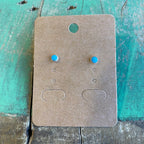Sterling Silver Turquoise Stud Earrings