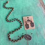 Miraculous Medal Ruby Red Set