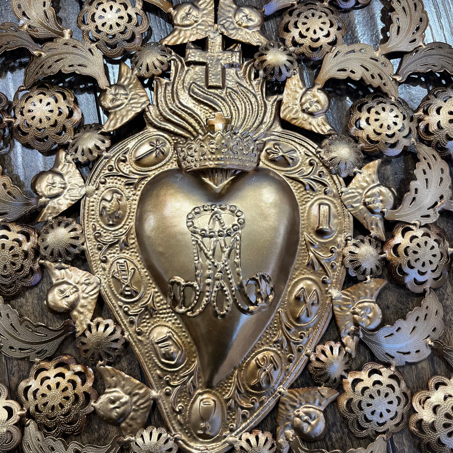 Cutout Sacred Heart Ornament