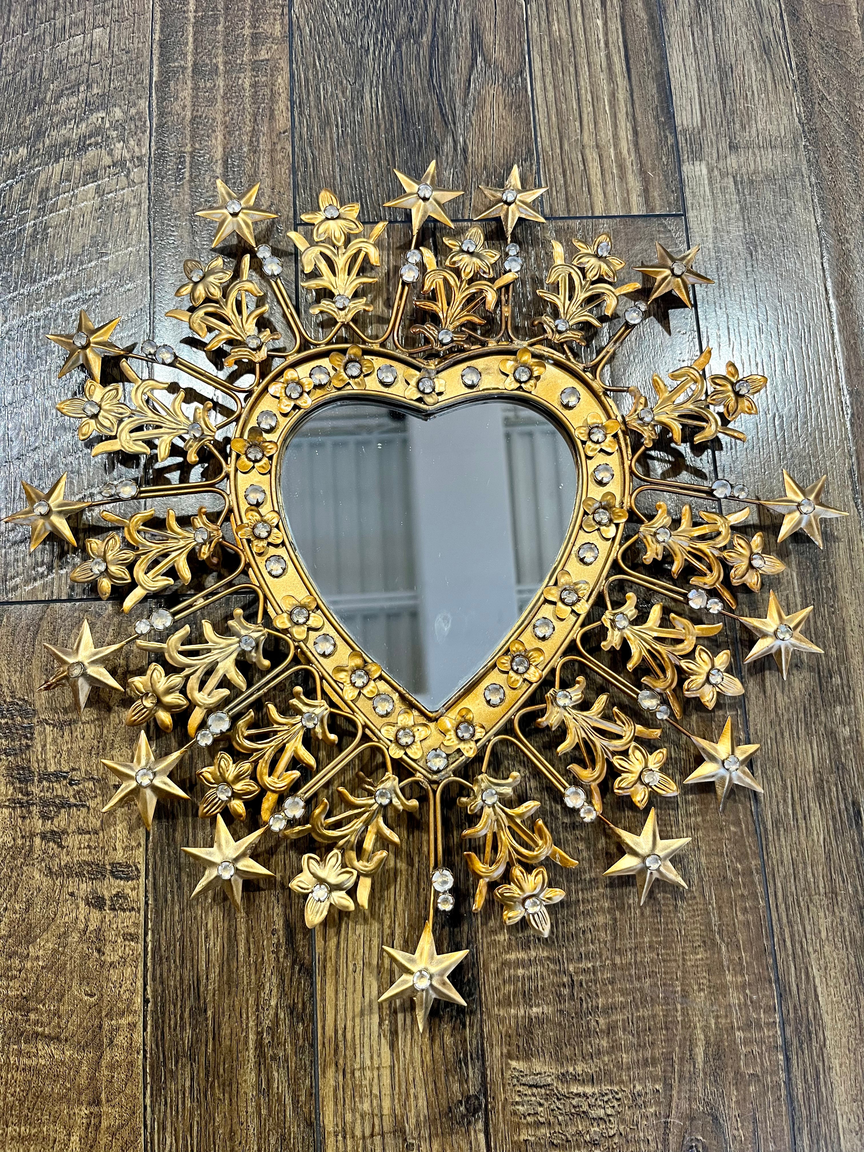 Sacred Heart with Rays Mirror
