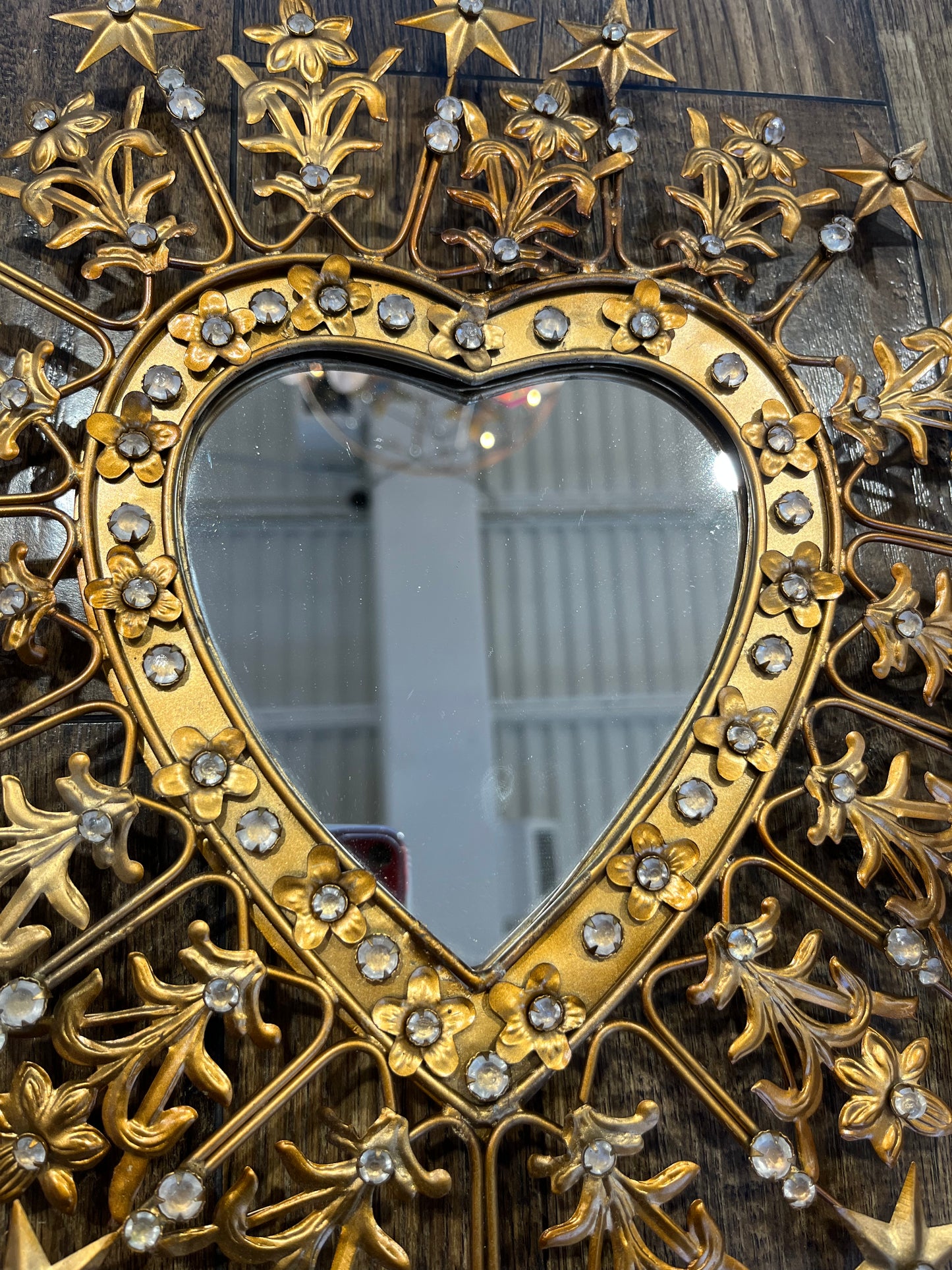 Sacred Heart with Rays Mirror Love and Honor Jesus