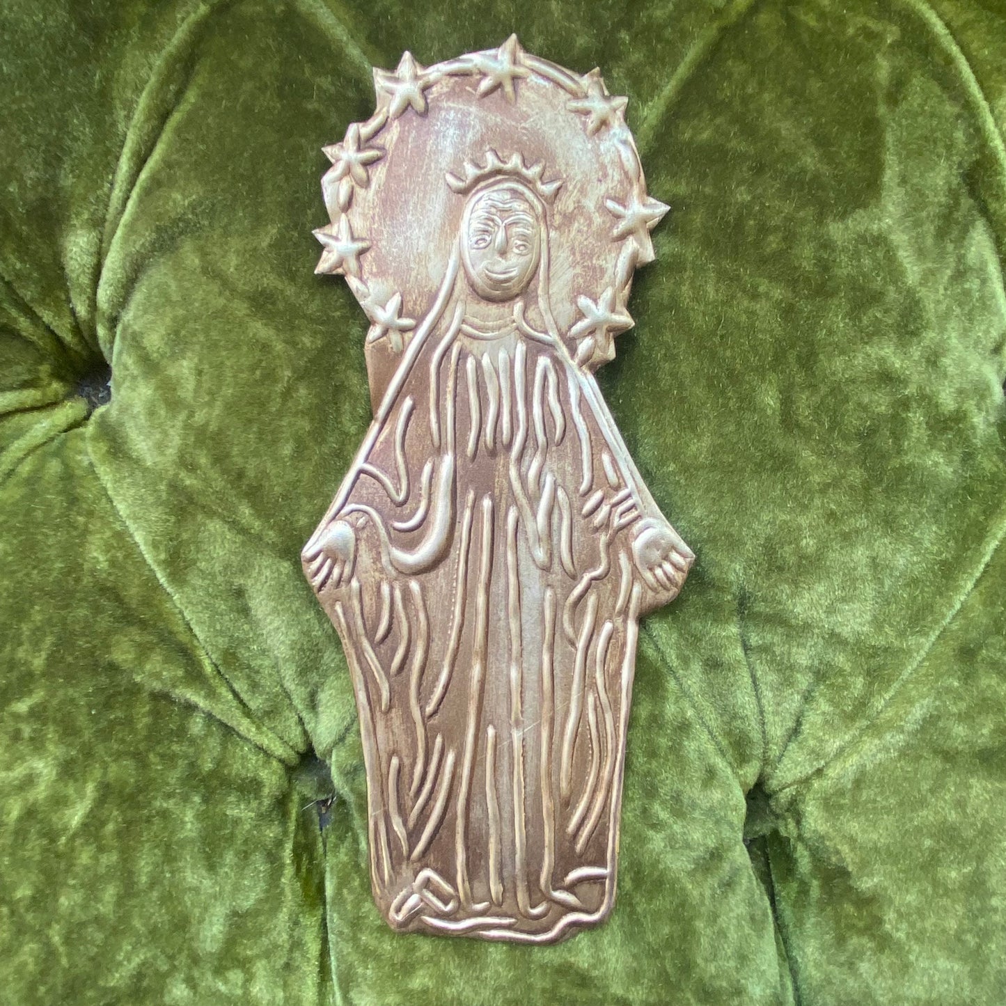 Our Lady Tin Ornaments