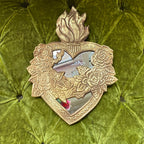 Discontinued Tin Immaculate Heart of Mary Mirror
