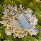 Discontinued Flower Wreath Sacred Heart Mirror