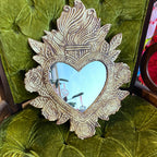 Discontinued Flower Wreath Sacred Heart Mirror