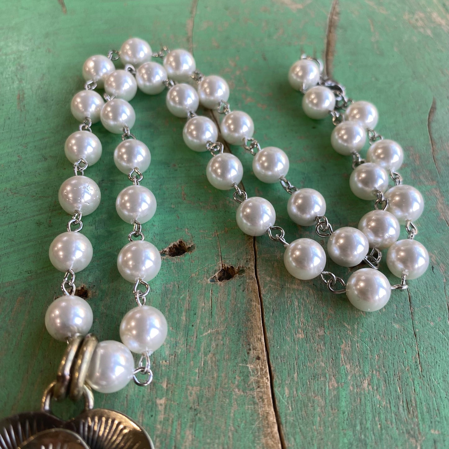 Pearls and Flowers Necklace