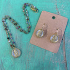 OLG Royal Colors Necklace and Earrings Set