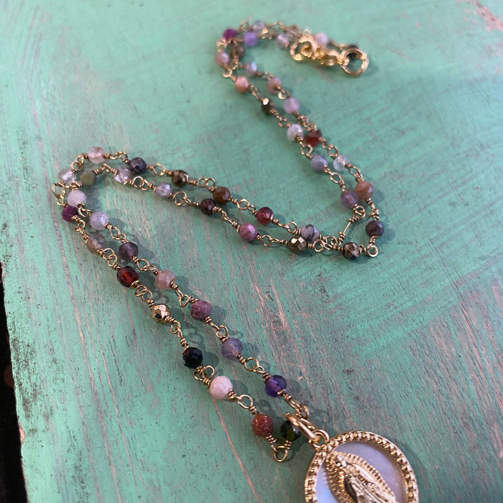 OLG Royal Colors Necklace and Earrings Set