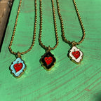 Crown of Thorns Heart Necklace
