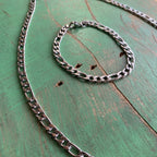 Stainless Steel Cuban Link Necklace or Bracelet
